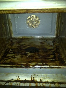 dirty oven